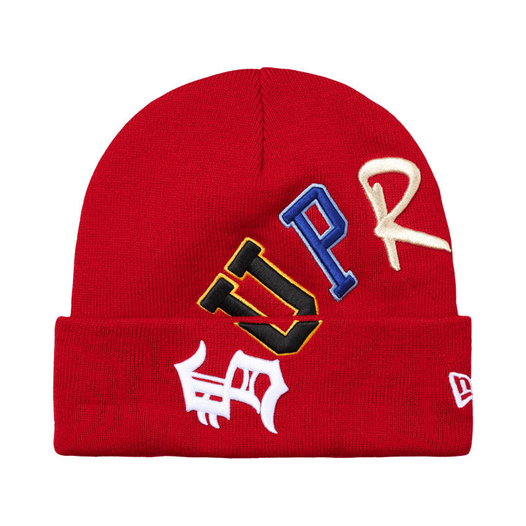 Supreme New Era Arc Beanie 'Red'