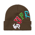Supreme New Era Arc Beanie 'Brown'