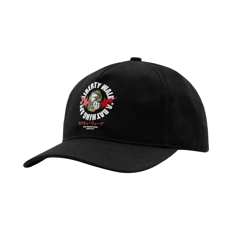 BAPE x Liberty Walk Abc Camo Busy Works Cap 'Black'
