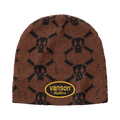 Supreme x Vanson Leathers Skull Beanie 'Brown'