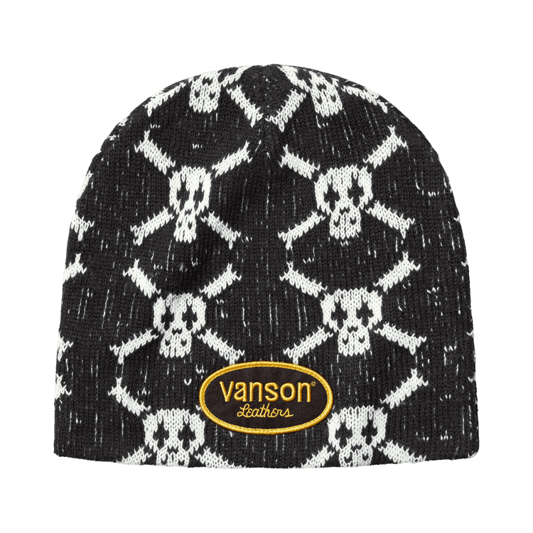 Supreme x Vanson Leathers Skull Beanie 'Black'