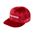 Supreme Crushed Velvet Box Logo New Era 'Red'