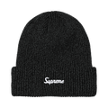 Supreme Loose Gauge Beanie 'Black Reflective'