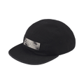Supreme Rhinestone Label Camp Cap 'Black'