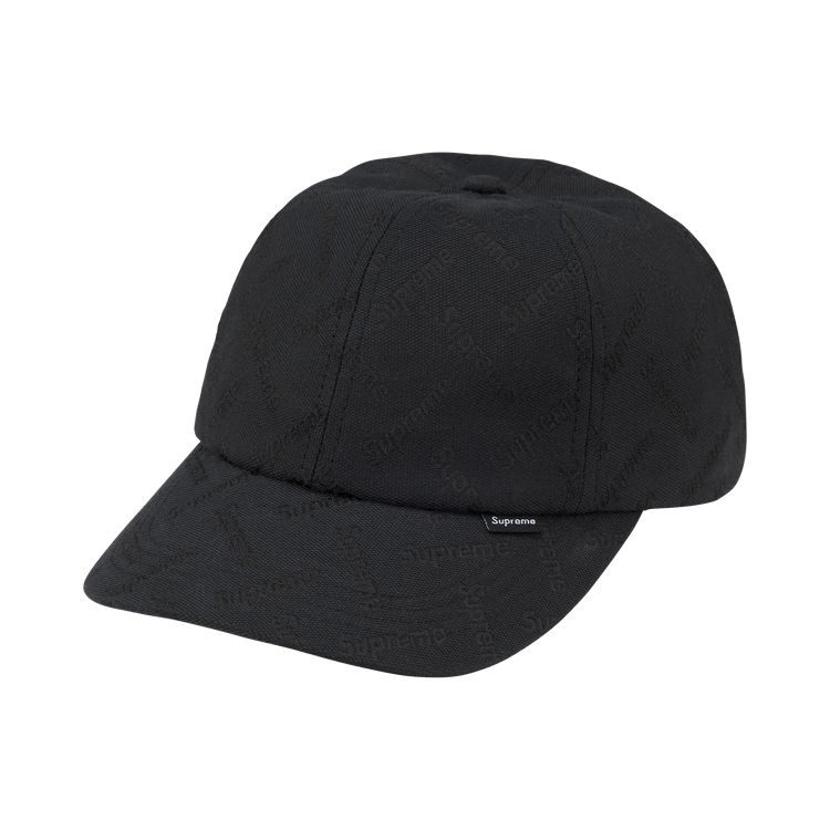 Supreme Monogram Jacquard 6-Panel 'Black'