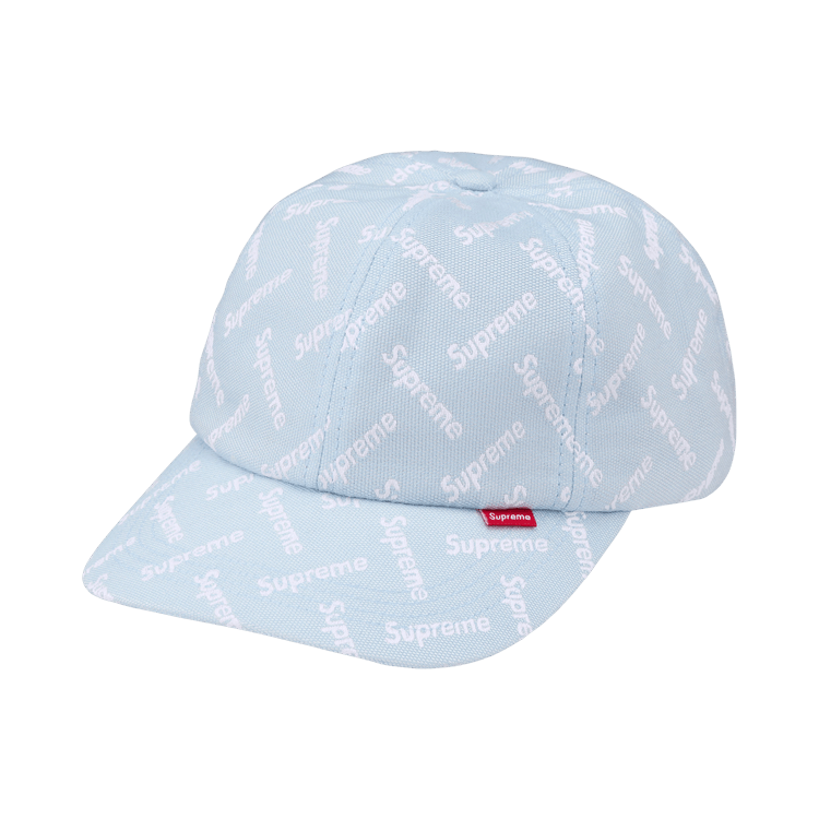 Supreme Monogram Jacquard 6-Panel 'Light Blue'