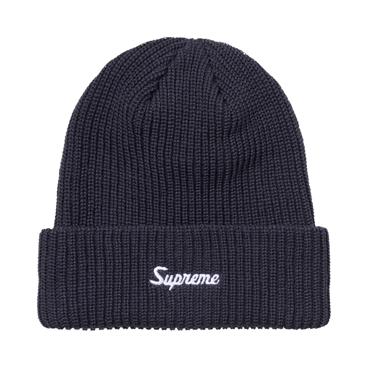 Supreme Loose Gauge Beanie 'Navy'