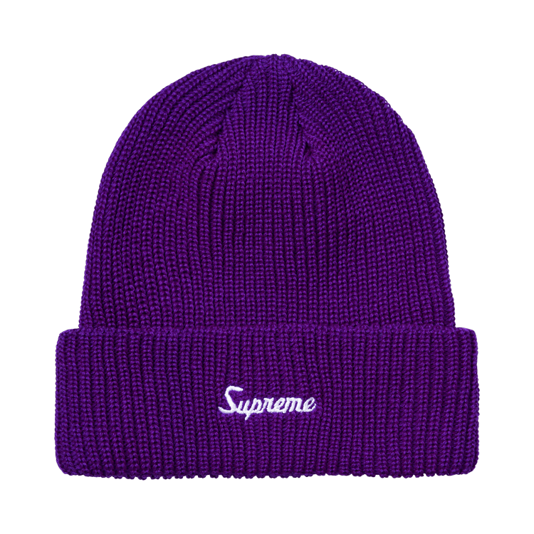 Supreme Loose Gauge Beanie 'Purple'
