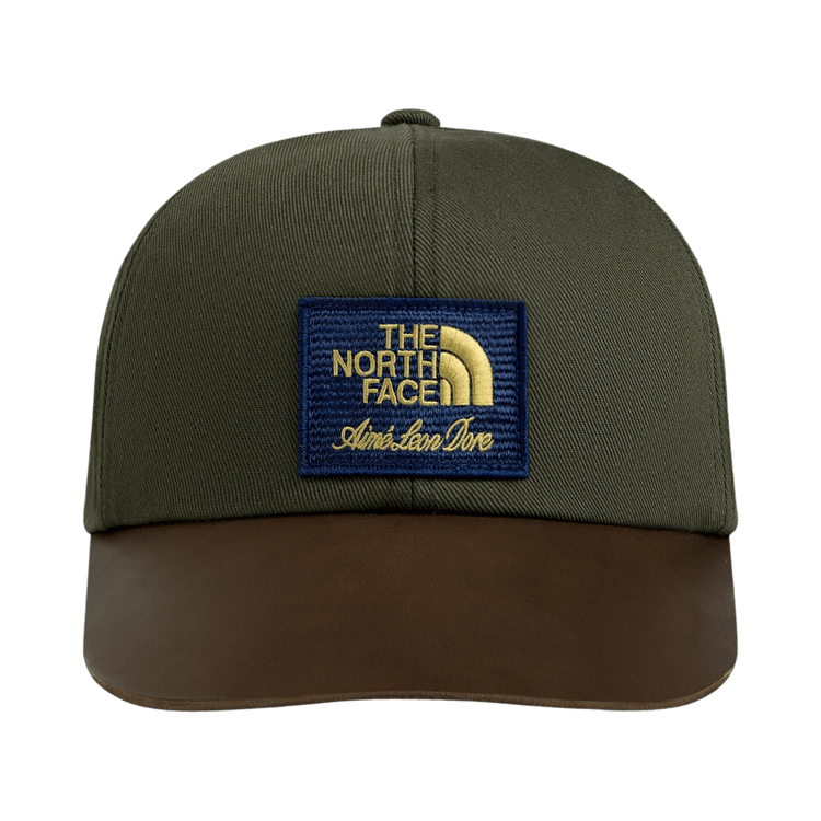 Aimé Leon Dore x The North Face Leather Brim Logo Hat 'New Taupe Green'
