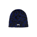 Stussy Cashmere Leopard Skullcap 'Royal'