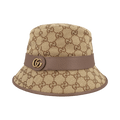 Gucci Gg Bucket Hat 'Leather Blue Red'