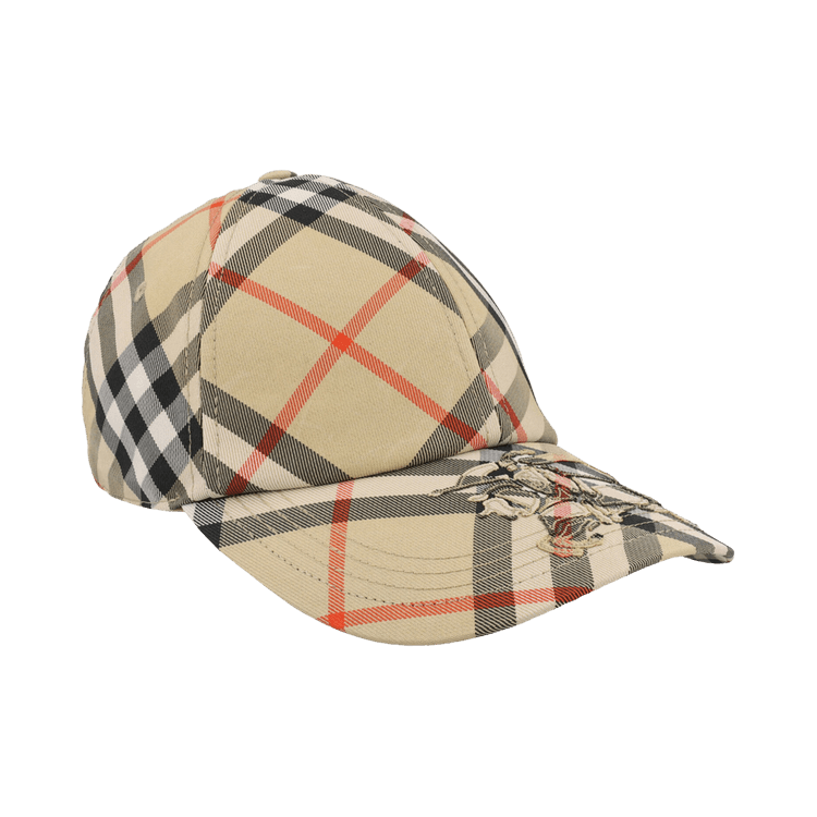 Burberry Mh Check Altered Fit Hat 'Sand Ip Check'