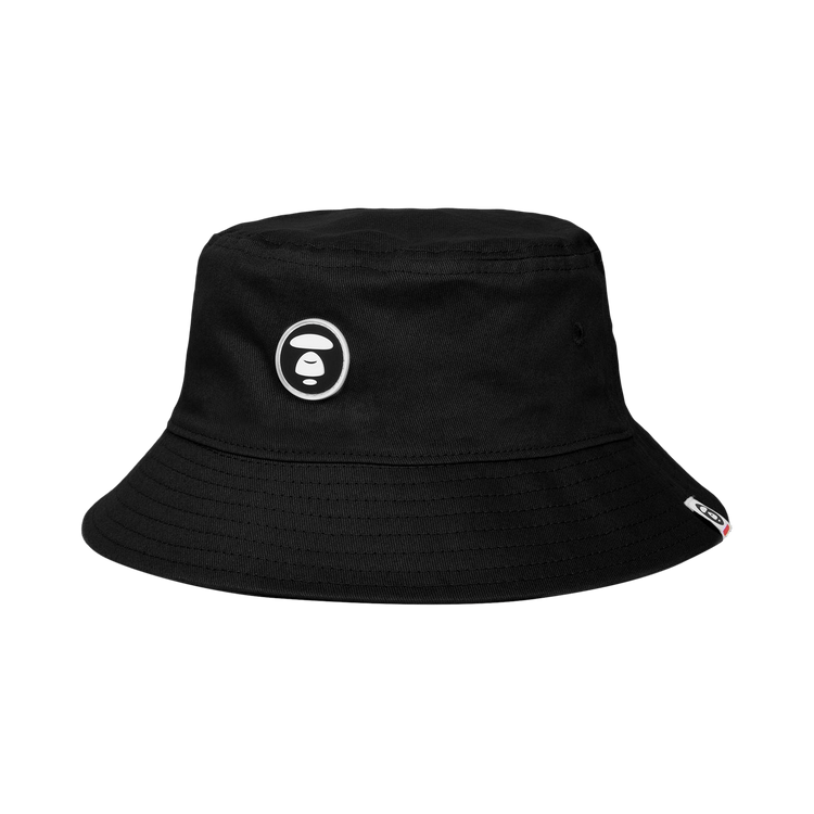 AAPE Moonface Patch Bucket Hat 'Black'
