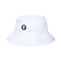 AAPE Moonface Patch Bucket Hat 'White'