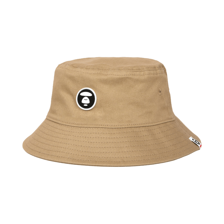 AAPE Moonface Patch Bucket Hat 'Beige'