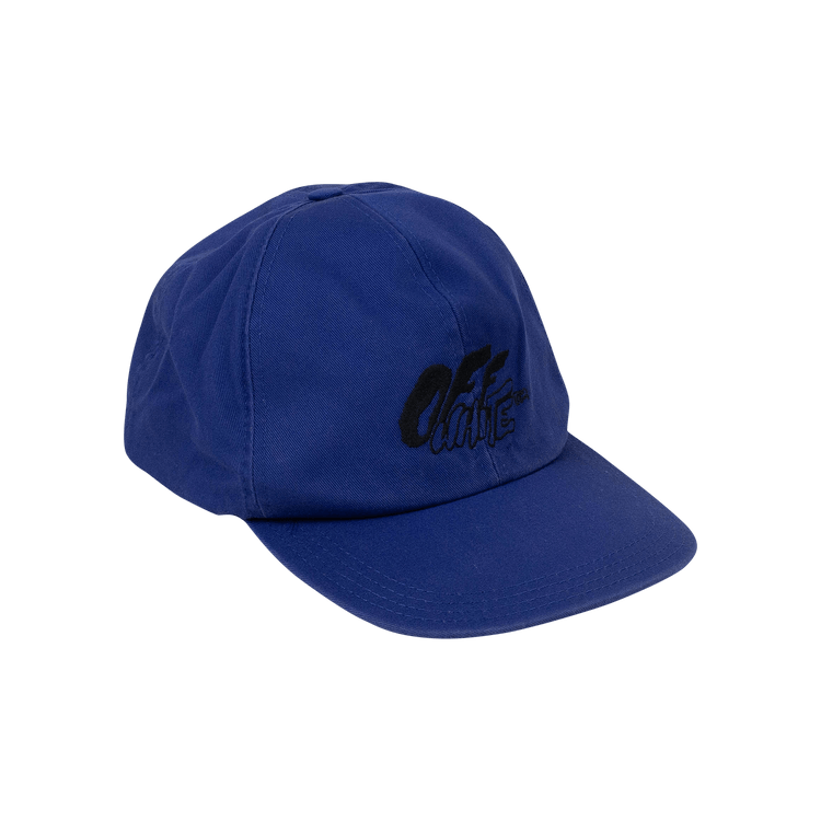 Off-White Spray Typo 5 Panel Cap 'Blue'