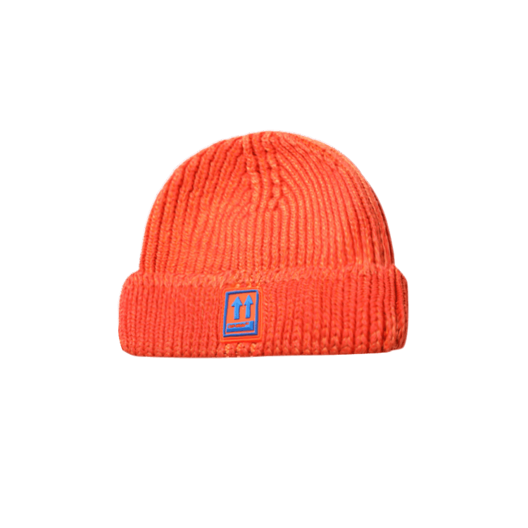 Off-White Rib Beanie 'Orange'