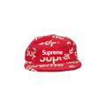Supreme Harris Tweed Camp Cap 'Red'