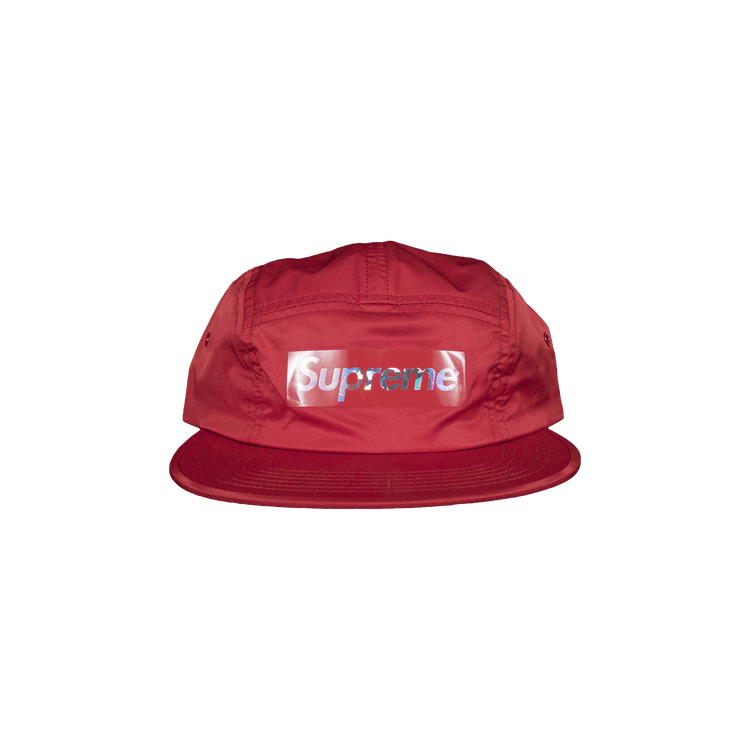 Supreme Holographic Camp Cap 'Red'