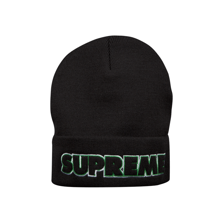 Supreme Outline Beanie 'Black'