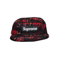Supreme Harris Tweed Camp Cap 'Black'