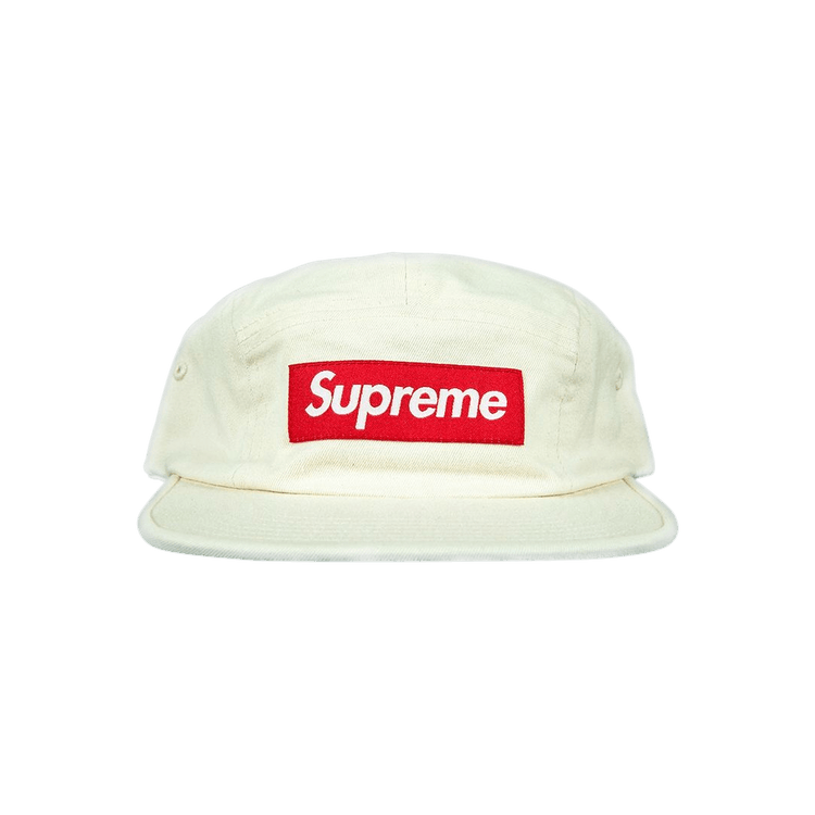 Supreme Washed Chino Twill Camp Cap 'Natural'