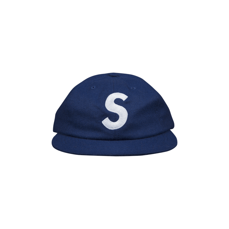 Supreme Wool S Logo 6 Panel 'Navy'
