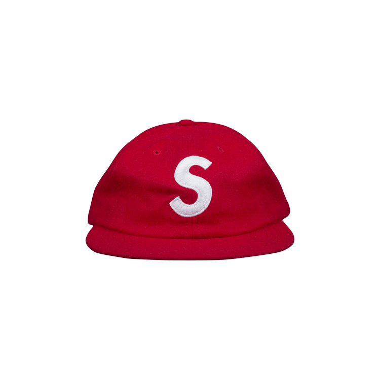 Supreme Wool S Logo 6 Panel 'Red'