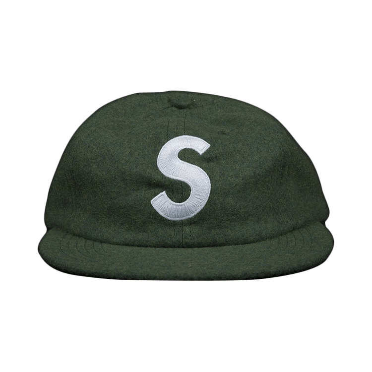 Supreme Wool S Logo 6 Panel 'Green'
