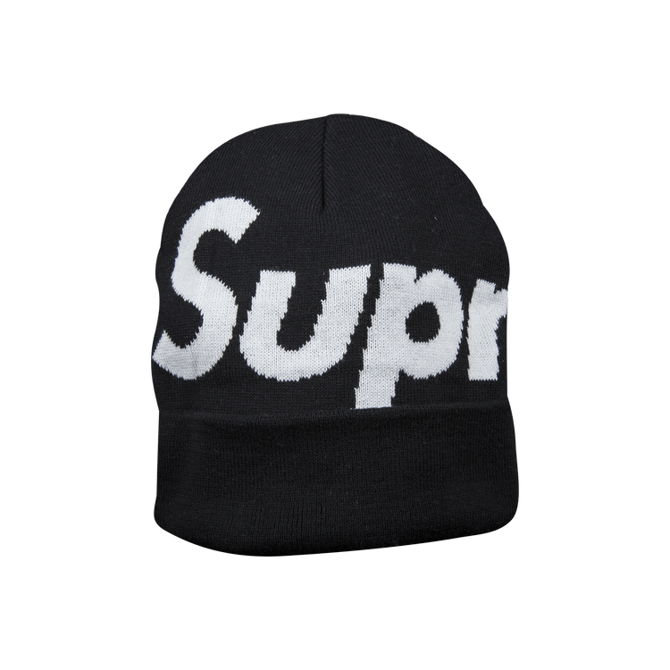 Supreme Big Logo Beanie 'Black'