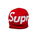Supreme Big Logo Beanie 'Red'
