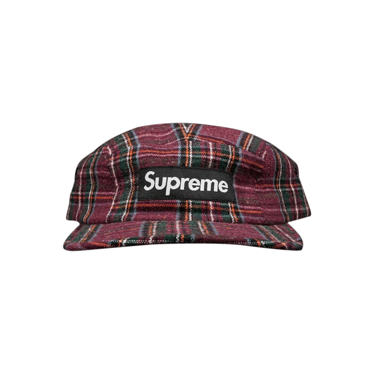 Supreme Wool Plaid Camp Cap 'Multi'