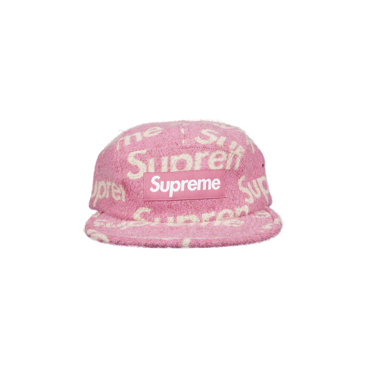 Supreme Harris Tweed Camp Cap 'Pink'
