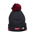 Supreme x New Era Script Cuff Beanie 'Navy'