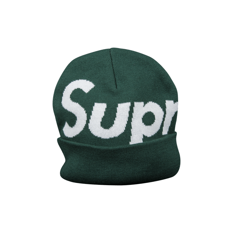 Supreme Big Logo Beanie 'Green'