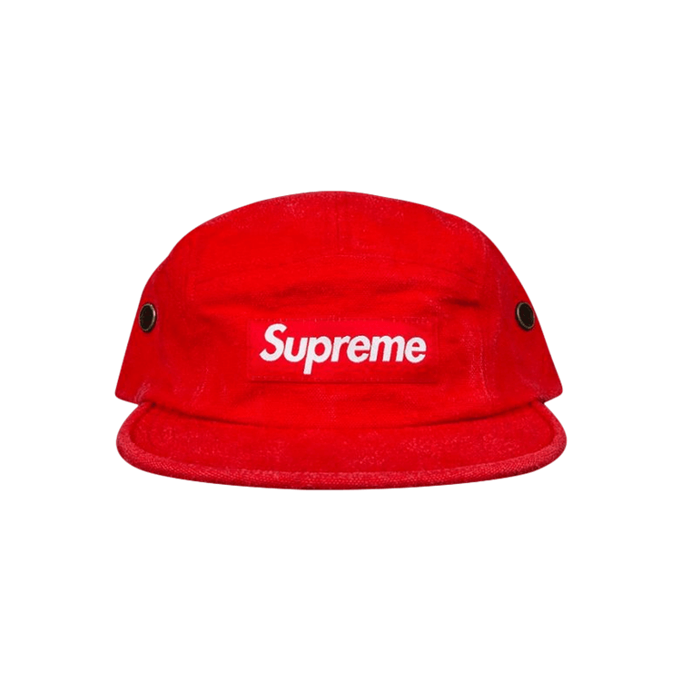 Supreme Napped Canvas Camp Cap 'Red'