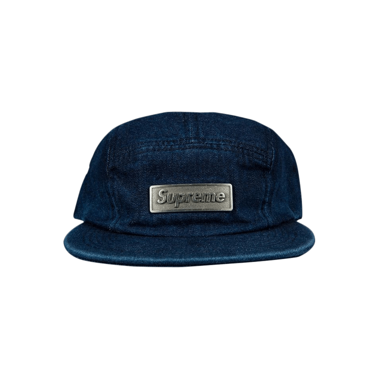 Supreme Metal Plate Camp Cap 'Blue'