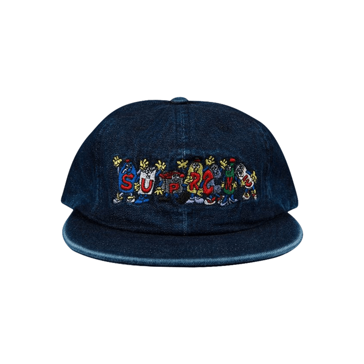 Supreme Friends 6 Panel Cap 'Denim'