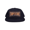 Supreme Metallic Arc 6-Panel Cap 'Navy'