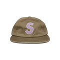 Supreme Felt S-Logo 6-Panel Cap 'Tan'