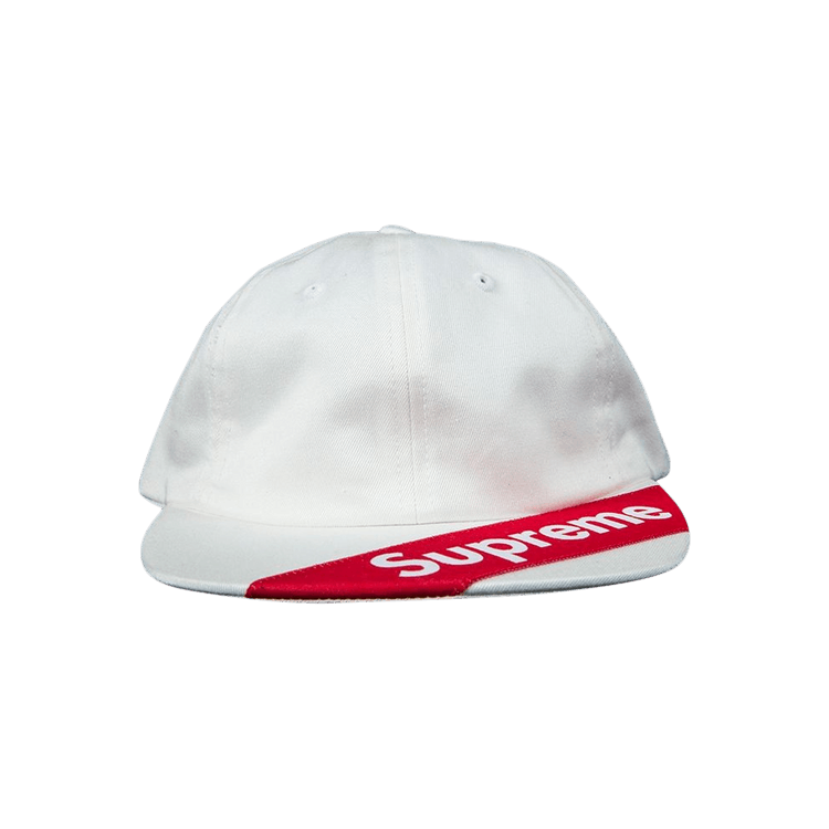 Supreme Visor Label 6 Panel 'White'