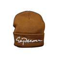 Supreme Classic Script Beanie 'Brown'