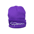 Supreme Classic Script Beanie 'Purple'