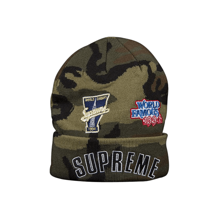 Supreme x New Era x Championship Beanie 'Camo'