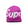 Supreme Big Logo Beanie 'Magenta'