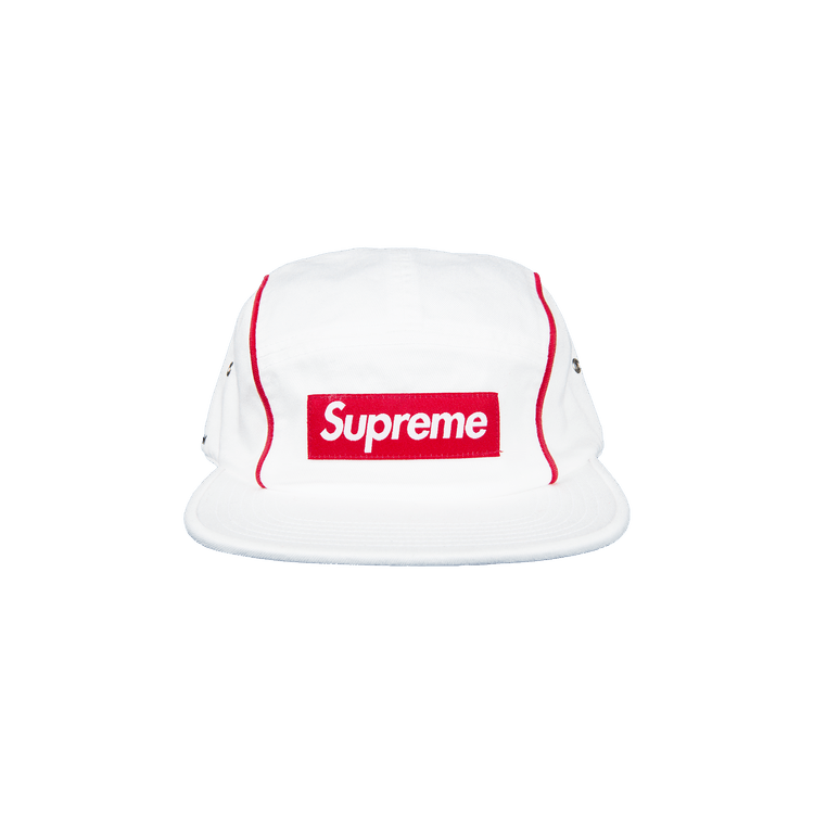 Supreme Piping Camp Cap 'White'