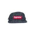 Supreme Snap Button Pocket Camp Cap 'Plaid'