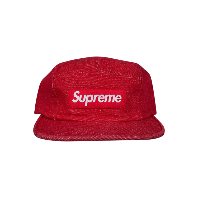 Supreme Denim Camp Cap 'Red'