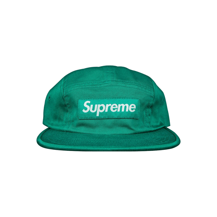 Supreme Washed Chino Twill Camp Cap 'Green'