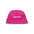 Supreme Checker Weave Camp Cap 'Pink'